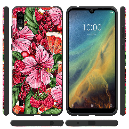 Чехол BoxFace ZTE Blade A5 2020 Tropical Flowers