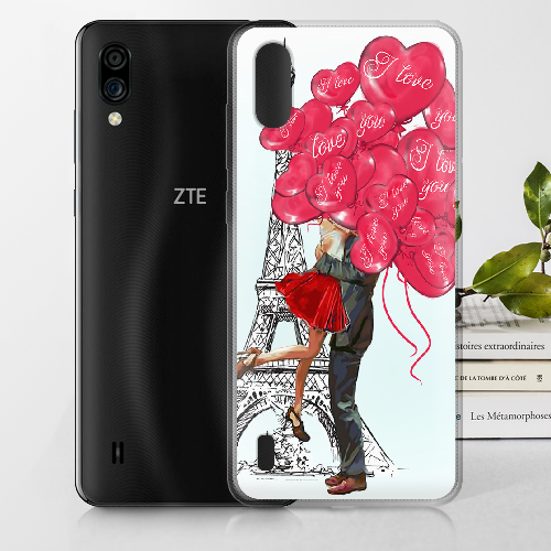 Чехол BoxFace ZTE Blade A5 2020 Love in Paris