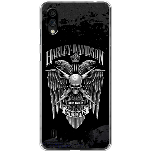 Чехол BoxFace ZTE Blade A5 2020 Harley Davidson skull and eagles