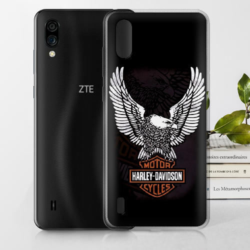 Чехол BoxFace ZTE Blade A5 2020 Harley Davidson and eagle