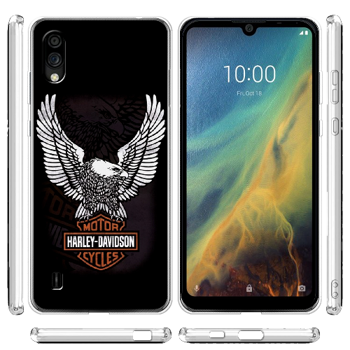 Чехол BoxFace ZTE Blade A5 2020 Harley Davidson and eagle