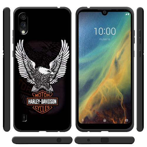 Чехол BoxFace ZTE Blade A5 2020 Harley Davidson and eagle