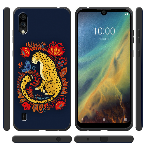 Чехол BoxFace ZTE Blade A5 2020 Petrykivka Leopard