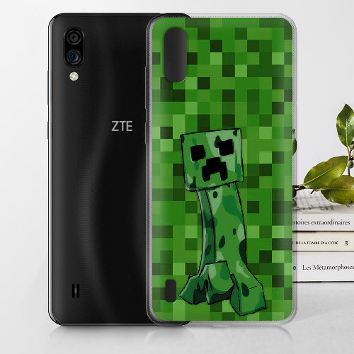 Чехол BoxFace ZTE Blade A5 2020 Minecraft Creeper