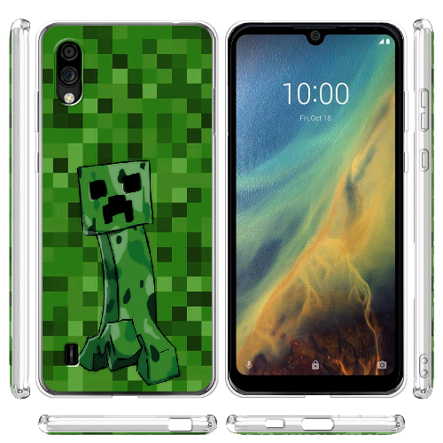 Чехол BoxFace ZTE Blade A5 2020 Minecraft Creeper