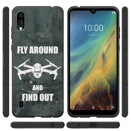 Чехол BoxFace ZTE Blade A5 2020 Дрон Fly Around