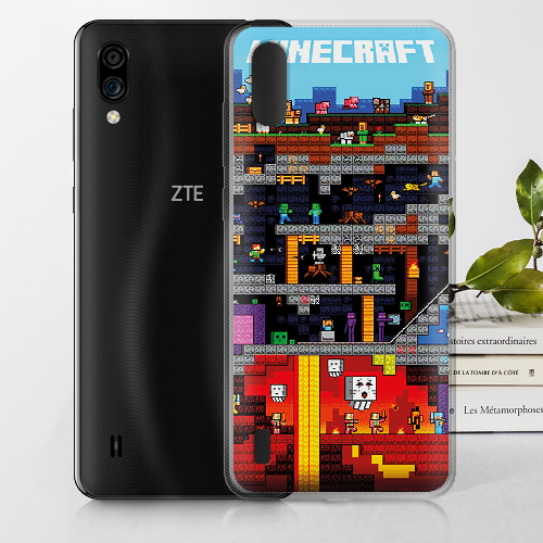 Чехол BoxFace ZTE Blade A5 2020 Minecraft Lode Runner