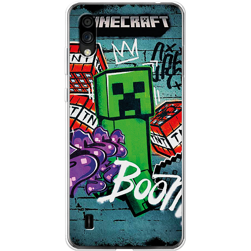 Чехол BoxFace ZTE Blade A5 2020 Minecraft Graffiti