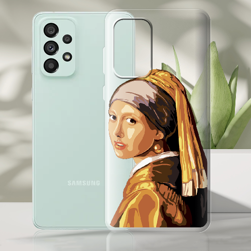 Чехол BoxFace Samsung Galaxy A53 5G (A536) Девушка с жемчужной серёжкой Поп Арт