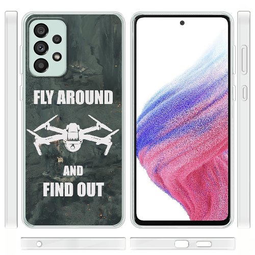 Чехол BoxFace Samsung Galaxy A53 5G (A536) Дрон Fly Around