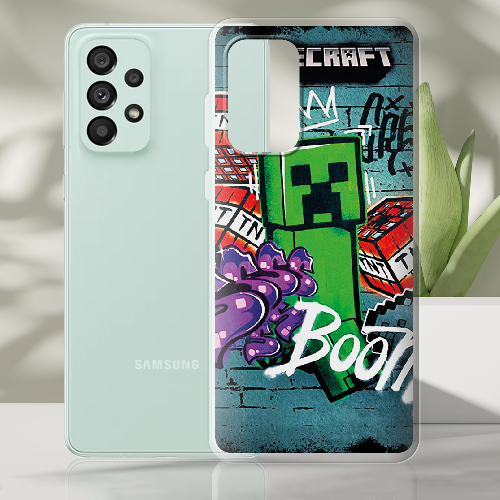 Чехол BoxFace Samsung Galaxy A53 5G (A536) Minecraft Graffiti