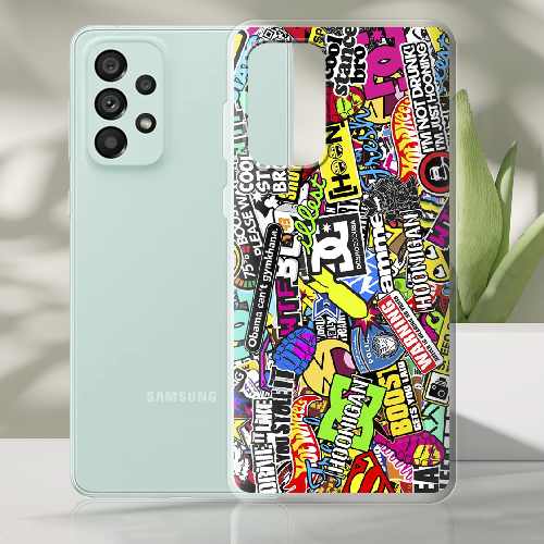 Чехол BoxFace Samsung Galaxy A53 5G (A536) Multicolored Inscriptions