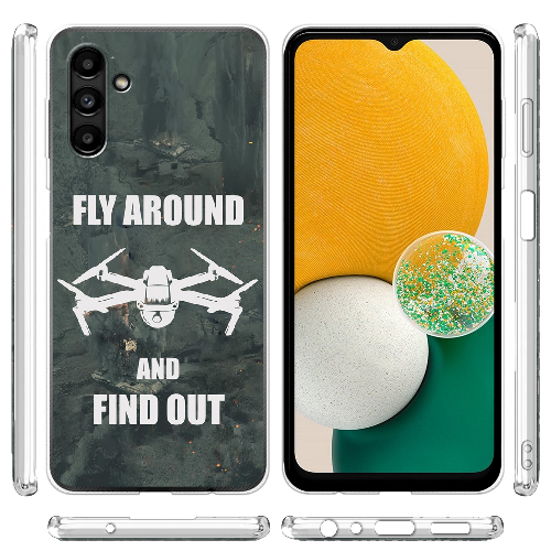 Чехол BoxFace Samsung Galaxy A13 (A136) Дрон Fly Around