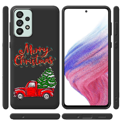 Чехол BoxFace Samsung Galaxy A73 5G (A736) Holiday Car Merry Christmas