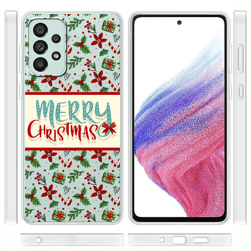 Чехол BoxFace Samsung Galaxy A73 5G (A736) Vintage Christmas Congratulation