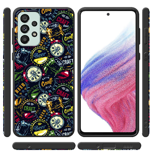 Чехол BoxFace Samsung Galaxy A73 5G (A736) Bottle Caps