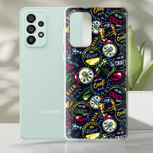 Чехол BoxFace Samsung Galaxy A73 5G (A736) Bottle Caps