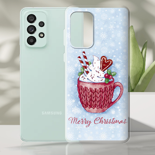 Чехол BoxFace Samsung Galaxy A73 5G (A736) Рождественское Какао