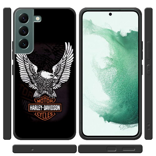 Чехол BoxFace Samsung Galaxy S22 (S901) Harley Davidson and eagle