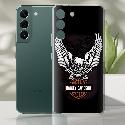 Чехол BoxFace Samsung Galaxy S22 (S901) Harley Davidson and eagle