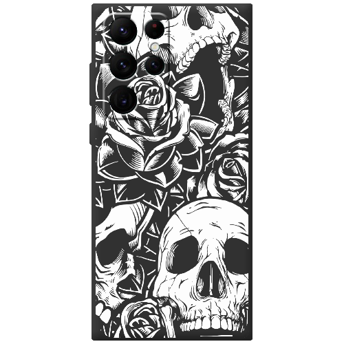 Чехол BoxFace Samsung Galaxy S22 Ultra (S908) Skull and Roses