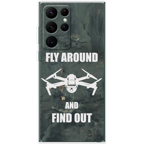 Чехол BoxFace Samsung Galaxy S22 Ultra (S908) Дрон Fly Around