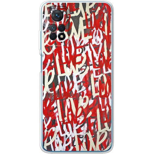 Чехол BoxFace Xiaomi Redmi Note 11 Pro Love Graffiti