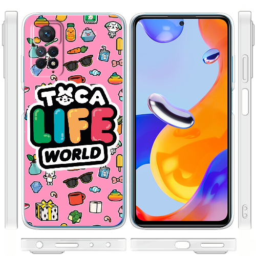 Чехол BoxFace Xiaomi Redmi Note 11 Pro Toca Boca Life World