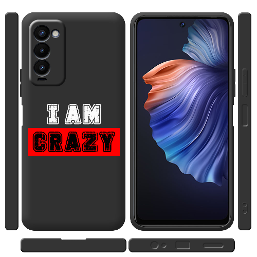 Чехол BoxFace Tecno Camon 18 / 18P I'm Crazy