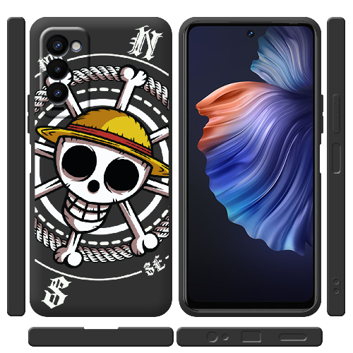 Чехол BoxFace Tecno Camon 18 / 18P One Piece Компас