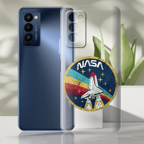 Чехол BoxFace Tecno Camon 18 / 18P Space Shuttle NASA