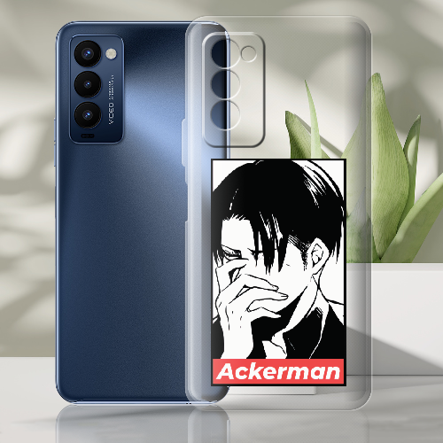 Чехол BoxFace Tecno Camon 18 / 18P Attack On Titan - Ackerman