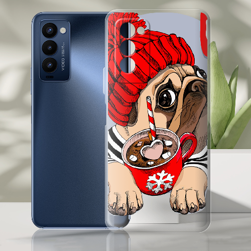 Чехол BoxFace Tecno Camon 18 / 18P Winter Puggy