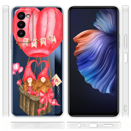 Чехол BoxFace Tecno Camon 18 / 18P Valentine Dwarfs