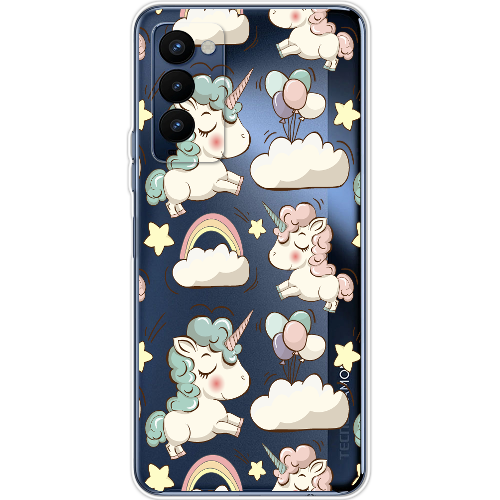 Чехол BoxFace Tecno Camon 18 / 18P Unicorns