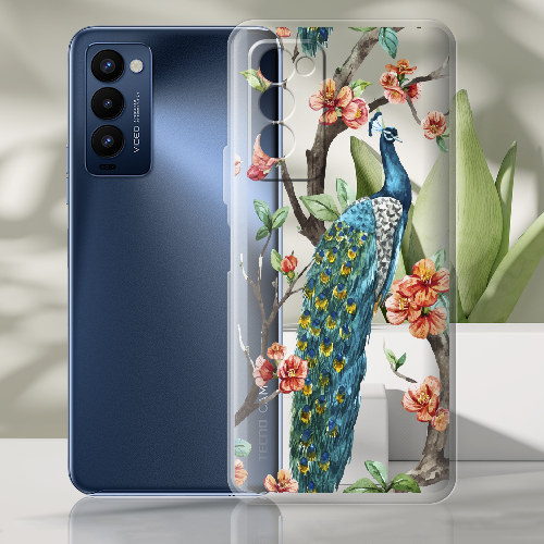 Чехол BoxFace Tecno Camon 18 / 18P Noble Peacock