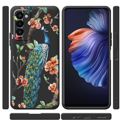 Чехол BoxFace Tecno Camon 18 / 18P Noble Peacock