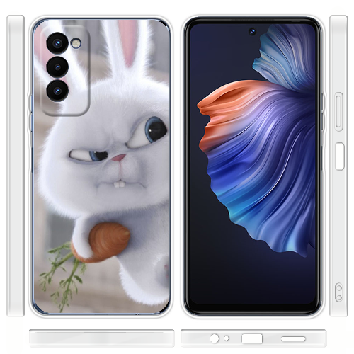 Чехол BoxFace Tecno Camon 18 / 18P Rabbit Snowball