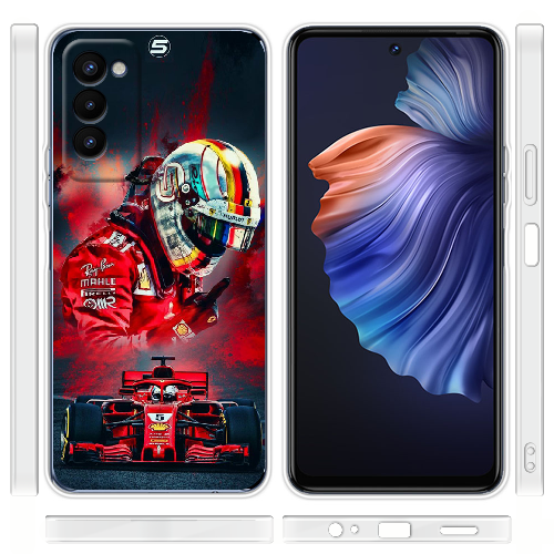 Чехол BoxFace Tecno Camon 18 / 18P Racing Car