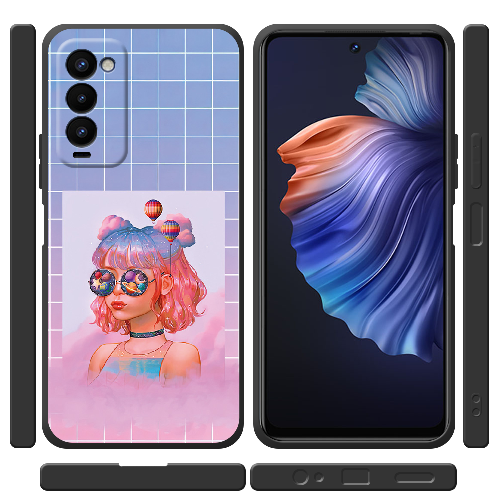 Чехол BoxFace Tecno Camon 18 / 18P Girl in the Clouds