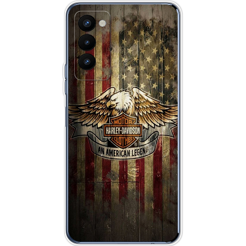 Чехол BoxFace Tecno Camon 18 / 18P Harley Davidson An American Legend