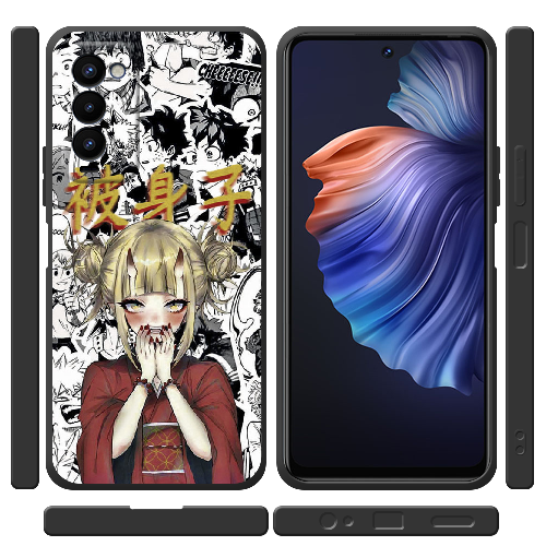 Чехол BoxFace Tecno Camon 18 / 18P Himiko Toga - My Hero Academia