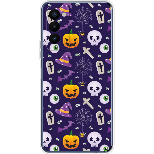 Чехол BoxFace Tecno Camon 18 / 18P Halloween Purple Mood