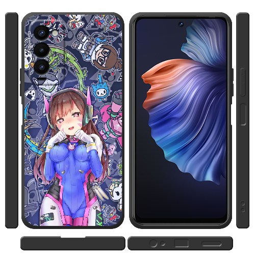 Чехол BoxFace Tecno Camon 18 / 18P Overwatch D.VA