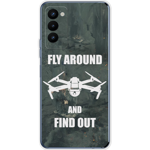 Чехол BoxFace Tecno Camon 18 / 18P Дрон Fly Around