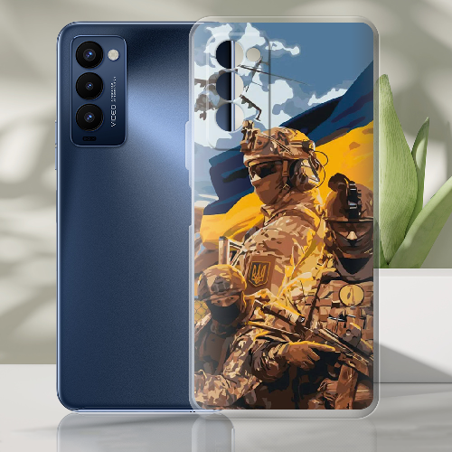 Чехол BoxFace Tecno Camon 18 / 18P Воїни ЗСУ