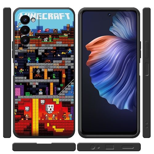 Чехол BoxFace Tecno Camon 18 / 18P Minecraft Lode Runner