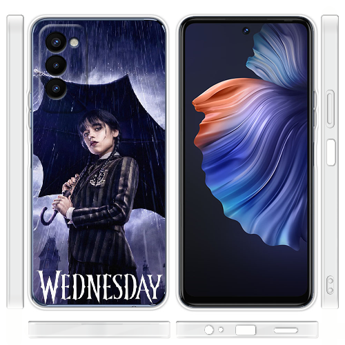 Чехол BoxFace Tecno Camon 18 / 18P Wednesday Addams