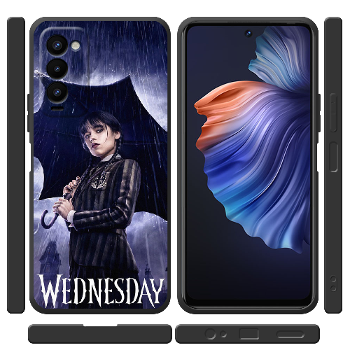 Чехол BoxFace Tecno Camon 18 / 18P Wednesday Addams