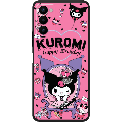 Чехол BoxFace Tecno Camon 18 / 18P День народження Kuromi